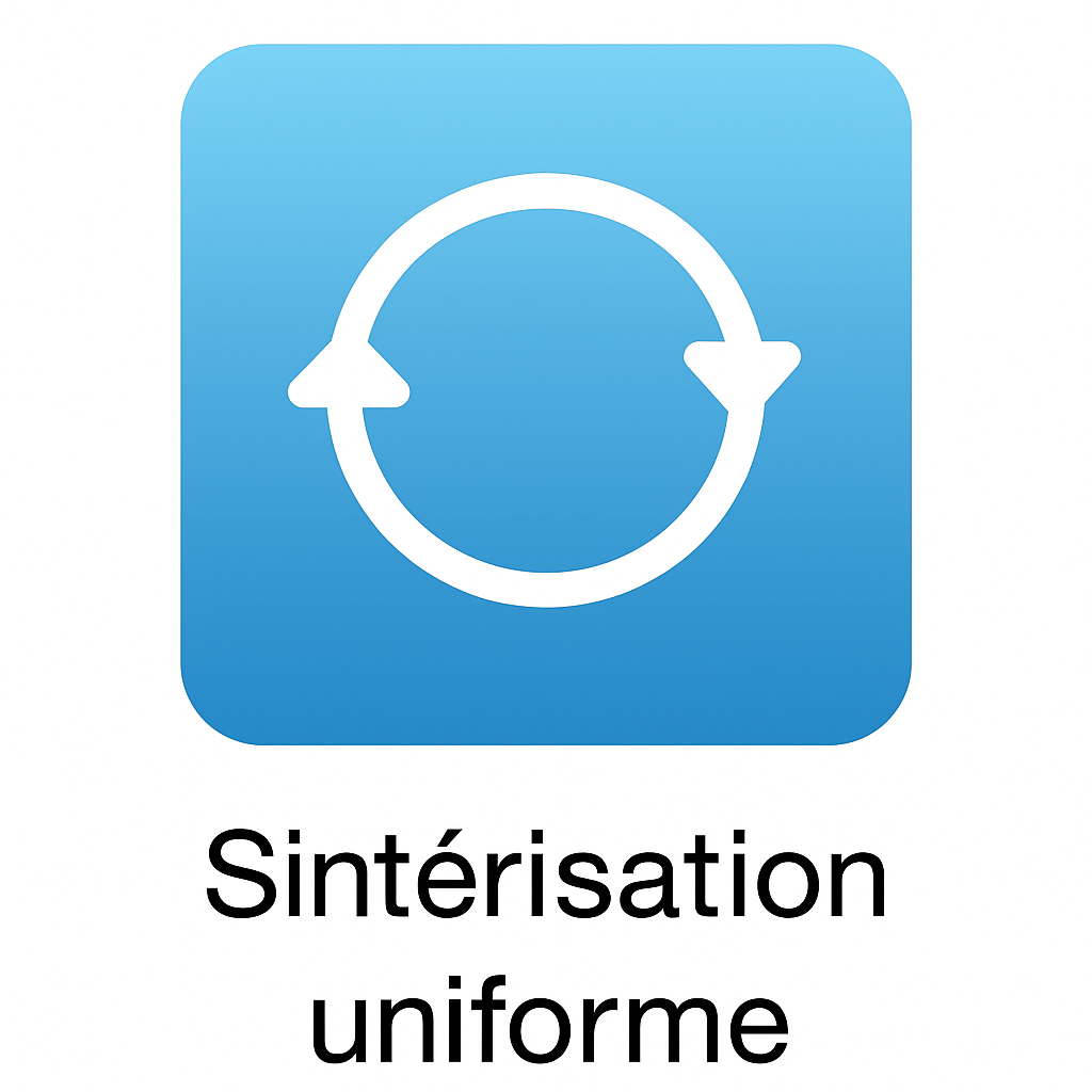 sintérisation uniforme